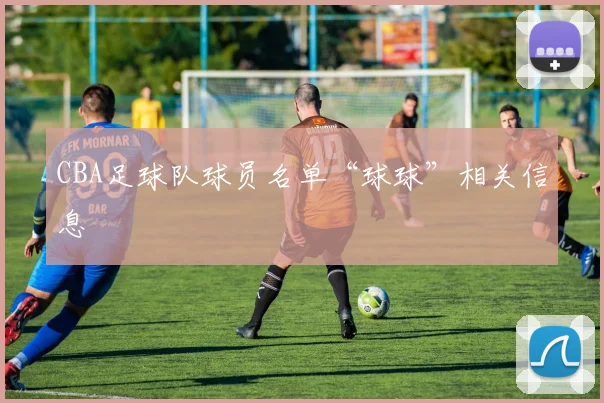 CBA足球队球员名单“球球”相关信息